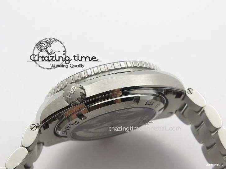 0501 Planet Ocean GMT 42mm V6F Best Edition Blue Bezel Blue Dial On SS Bracelet A ModernLook 8274